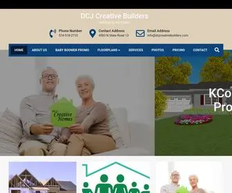 DCJcreativebuilders.com(Building for the Future) Screenshot