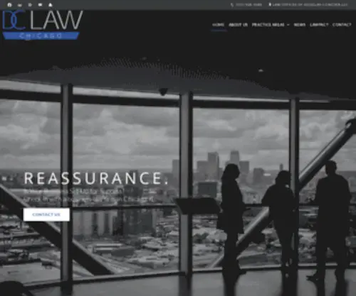 Dclawchicago.biz(DCLAWCHICAGO and the Law Offices of Douglas Conover) Screenshot