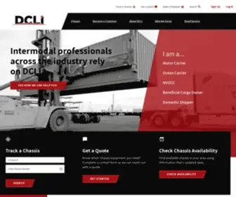 Dcli.com(America's Largest Chassis Rental and Leasing Company) Screenshot