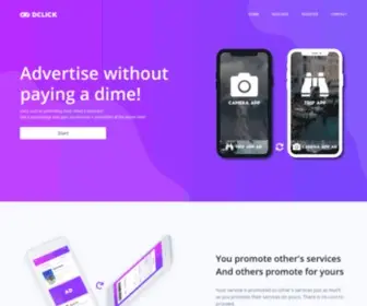 Dclick.io(Synergy Advertising Platform) Screenshot