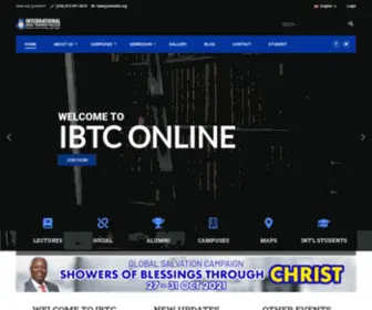 DClmibtc.org(International Bible Training College) Screenshot