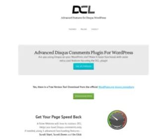 DCLWP.com(Advanced Features for WordPress Disqus Comments) Screenshot