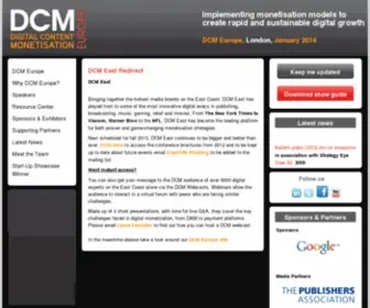 DCM-East.com(Dcm-eu.com is for sale) Screenshot