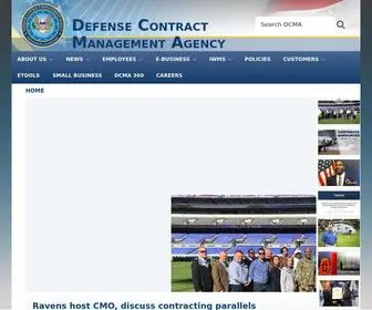 Dcma.mil(Defense Contract Management Agency) Screenshot