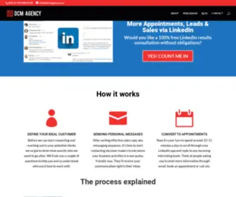 Dcmagency.com(B2B LinkedIn Lead Generation) Screenshot