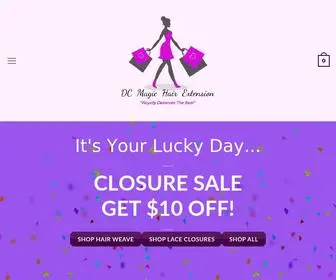 Dcmagicextensionsgmail.com(Virgin Hair Weave Extensions) Screenshot
