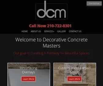 Dcmasters.net(Concrete Contractor San Antonio) Screenshot