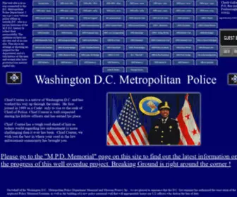 Dcmetropolicecollector.com(Home (index)) Screenshot