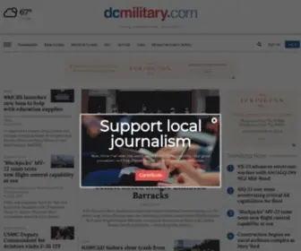 Dcmilitary.com(Military News in Maryland) Screenshot