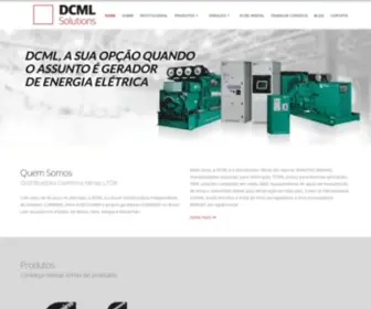 DCML.com.br(Distribuidora Cummins Minas LTDA (DCML)) Screenshot
