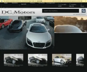 Dcmotorcars.com(Used Ferrari Orange County) Screenshot