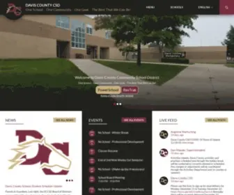 Dcmustangs.com(Davis County CSD) Screenshot