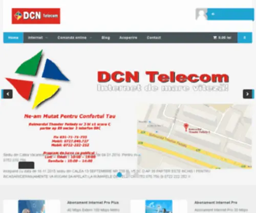 Dcnet.ro(DCN Telecom) Screenshot