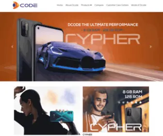 Dcode.com.pk(Dcode your limits with our range of amazing handsets) Screenshot