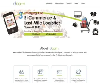 Dcom.ph(Digital Commerce Association of the Philippines) Screenshot