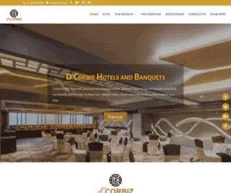 Dcorbiz.com(Luxury 4 Star Hotel in Lucknow) Screenshot