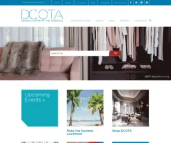 Dcota.com(Design Center of the Americas) Screenshot