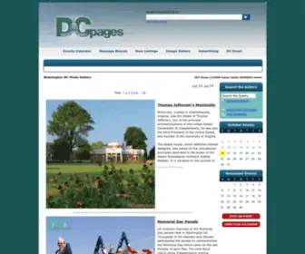 Dcpages.com(Washington DC Photo Gallery) Screenshot
