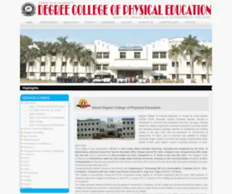 DcpehvPm.org(Degree College of Physical Education) Screenshot