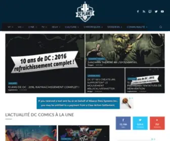 DCplanet.fr(Toute) Screenshot