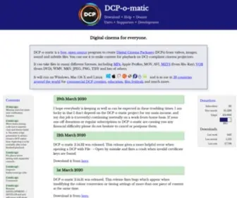 Dcpomatic.com(DCP-o) Screenshot