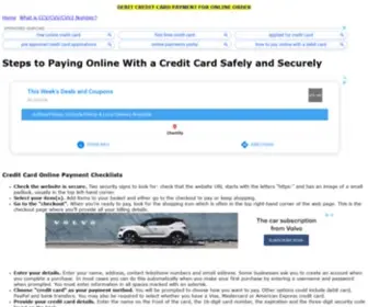 Dcporder.com(Pay Online With a Credit Card Safely and Securely) Screenshot