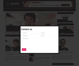 Dcpostmea.com(Data Center Post Middle East Africa) Screenshot