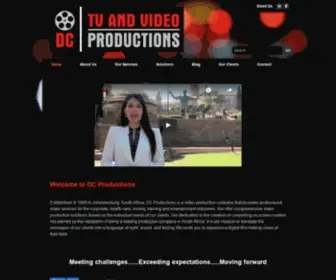 DCproductions.co.za(Video Production Company) Screenshot