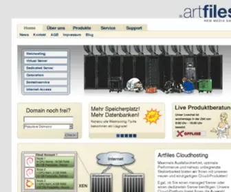 DCpserver.de(Artfiles GmbH Hamburg) Screenshot