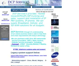 DCpservices.com(DCP Services VOIP Networking support) Screenshot