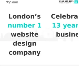 DCpweb.co.uk(DCP London Web Designers) Screenshot
