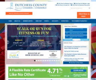 DCrcoc.org(The Dutchess County Regional Chamber of Commerce) Screenshot