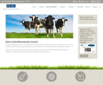 DCrcouncil.org(The Dairy Cattle Reproduction Council (DCRC)) Screenshot