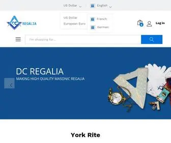 Dcregalia.com(DC Regalia) Screenshot