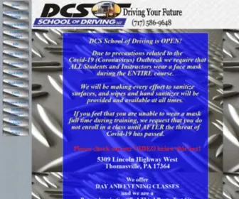 DCSdrivingschool.com(DCS School of Driving) Screenshot