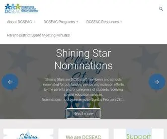 Dcseac.org(Douglas County Special Education Advisory Committee) Screenshot