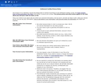 Dcsettlement.com(SFDCT) Screenshot