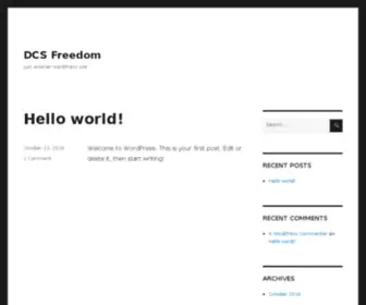 DCSfreedom.com(DCSfreedom) Screenshot