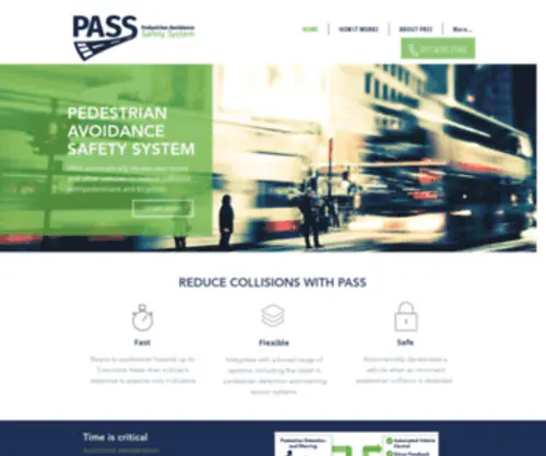 DCsfusion.com(Pedestrian Avoidance Safety System PASS) Screenshot