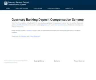 DCS.gg(Guernsey Banking Deposit Compensation Scheme) Screenshot