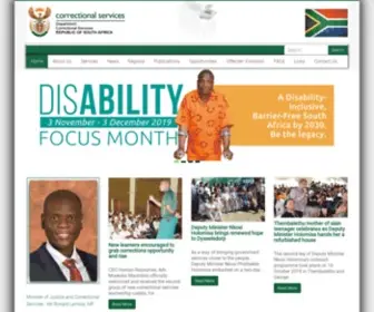 DCS.gov.za(Department of Correctional Services) Screenshot