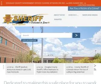DCsheriff.net(Douglas County Sheriff's Office) Screenshot