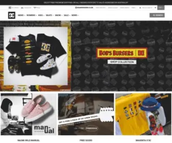 DCshoes.com.au(SHOES®) Screenshot