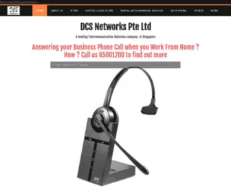 DCsnetworks.co(Rental IP PBX with Managed Services in Singapore) Screenshot