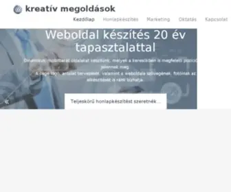 Dcsoft.hu(Teljeskörű online megjelenést kínálunk. Szolgáltatásaink) Screenshot