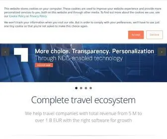 DCSplus.net(Dcs plus develops technology solutions for travel industry) Screenshot
