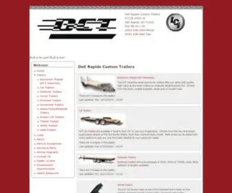 DCT-Trailers.com(Dell Rapids Custom Trailers) Screenshot