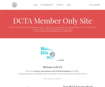 Dctamembers.com(DCTA MEMBER SITE) Screenshot