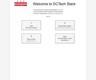 Dctechslack.com(DCTech Chat) Screenshot