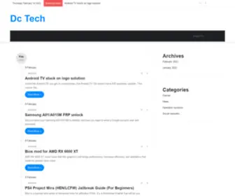 Dcteh.com(DC Tech) Screenshot